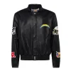 Los-Angeles-Chargers-Jeff-Hamilton-Full-Black-Leather-Varsity-Jacket