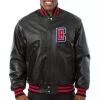 Los-Angeles-Clippers-Black-leather-Varsity-Jacket-Back-LAC-Logo
