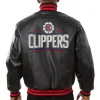 Los-Angeles-Clippers-Bomber-Varsity-Leather-Jacket