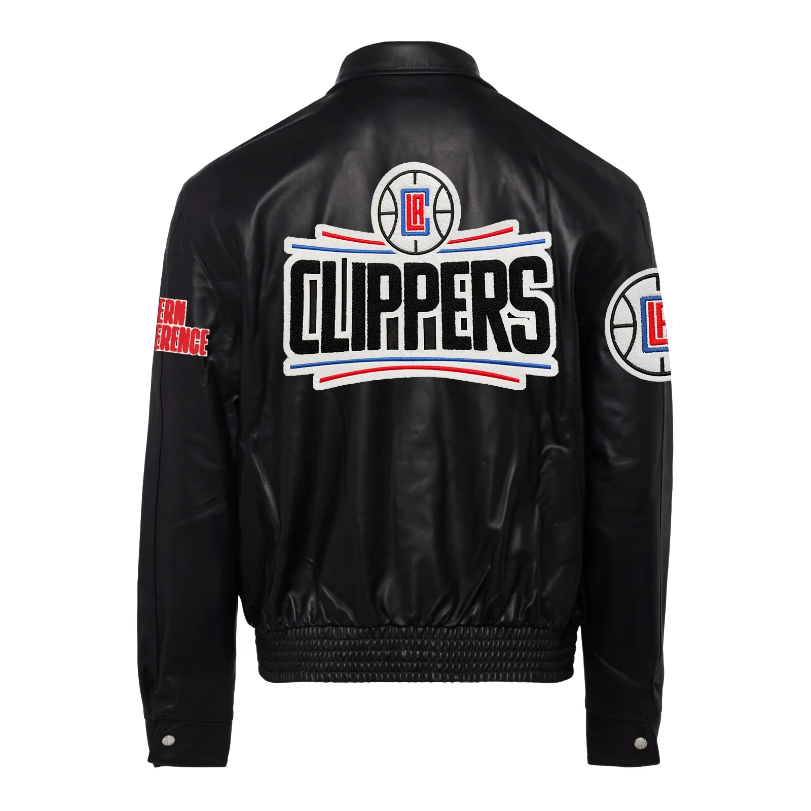 Los-Angeles-Clippers-Jeff-Hamilton-Full-Leather-Jacket-Black