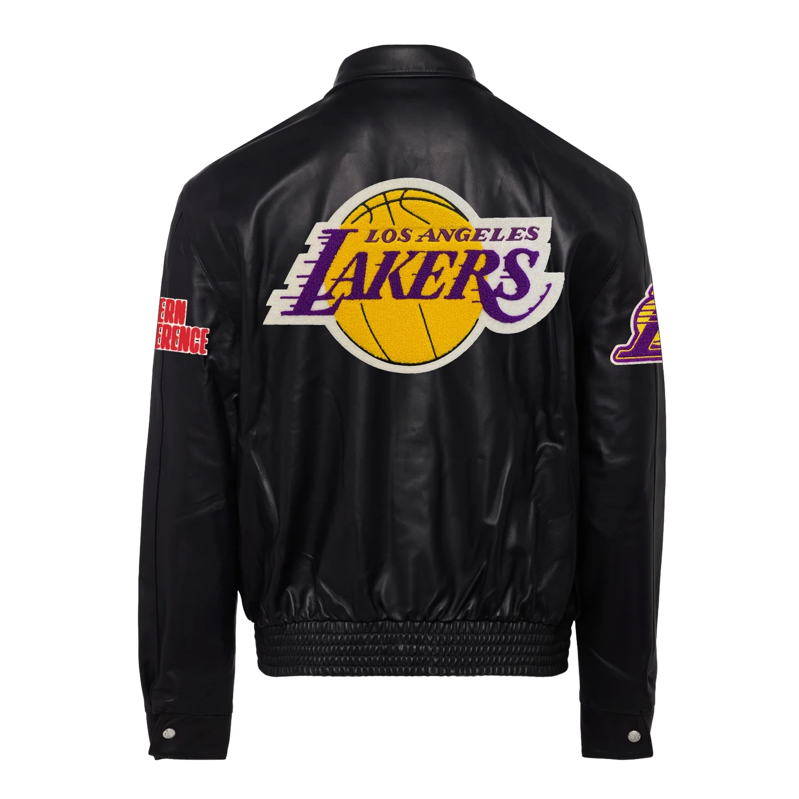 Los-Angeles-Lakers-Jeff-Hamilton-Full-Leather-Jacket-Black
