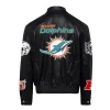 Miami-Dolphins-Jeff-Hamilton-Full-Leather-Jacket-Black
