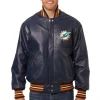 Miami-Dolphins-Navy-Leather-Varsity-Jacket
