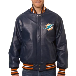 Miami-Dolphins-Navy-Leather-Varsity-Jacket