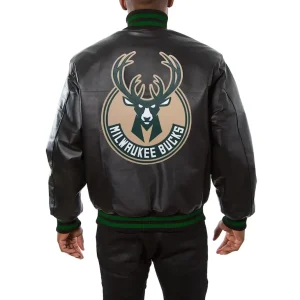 Milwaukee-Bucks-Domestic-Black-Team-Color-Leather-Jacket