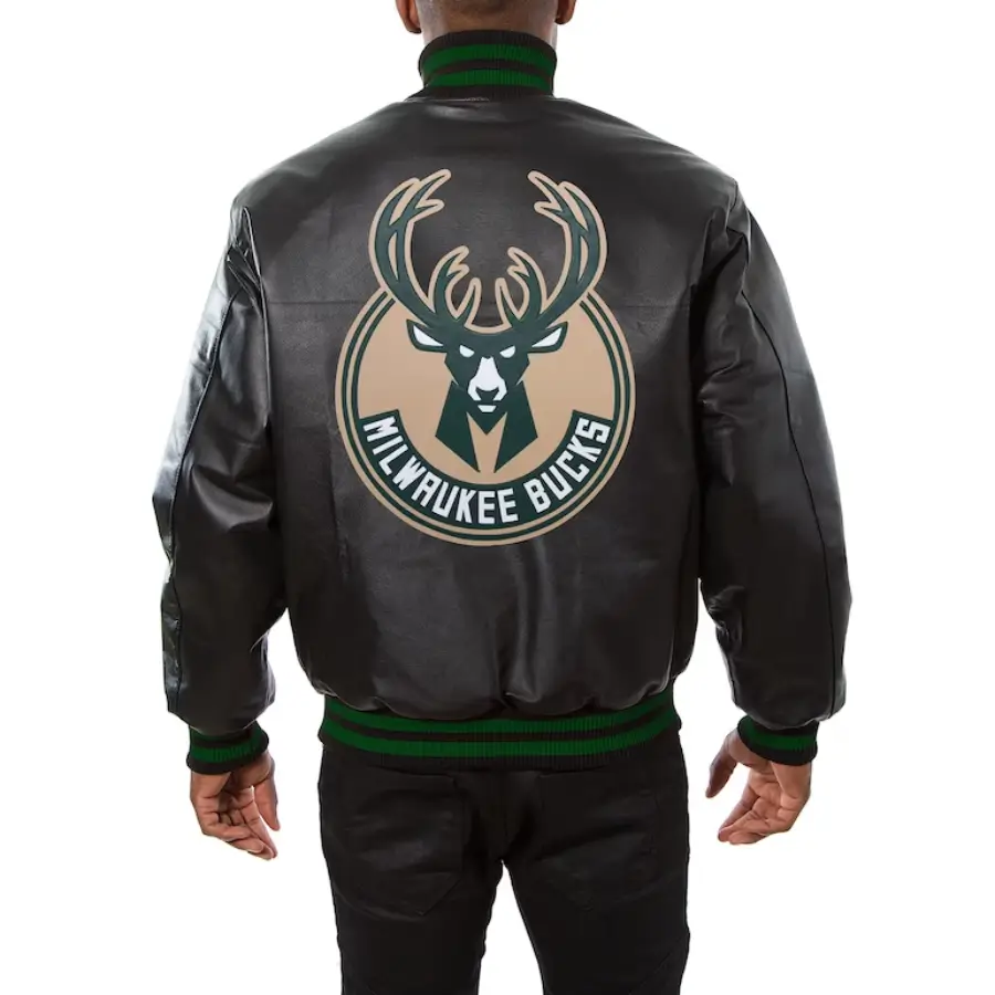 Milwaukee-Bucks-Domestic-Black-Team-Color-Leather-Jacket