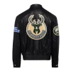Milwaukee-Bucks-Jeff-Hamilton-Full-Leather-Jacket-Black