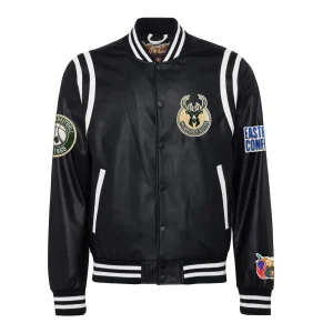 Milwaukee-Bucks-Leather-Varsity-Jacket-Black