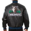 Minnesota-Timberwolves-Domestic-Black-Leather-Varsity-Jacket