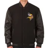 Minnesota-Vikings-Wool-Leather-Brown-Varsity-Jacket