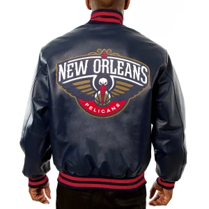New-Orleans-Pelicans-Genuine-Leather-Varsity-Jacket
