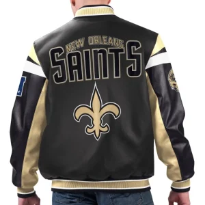 New-Orleans-Saints-Faux-Leather-Varsity-Jacket