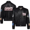 New-York-Giants-Jeff-Hamilton-Black-Leather-Varsity-Jacket