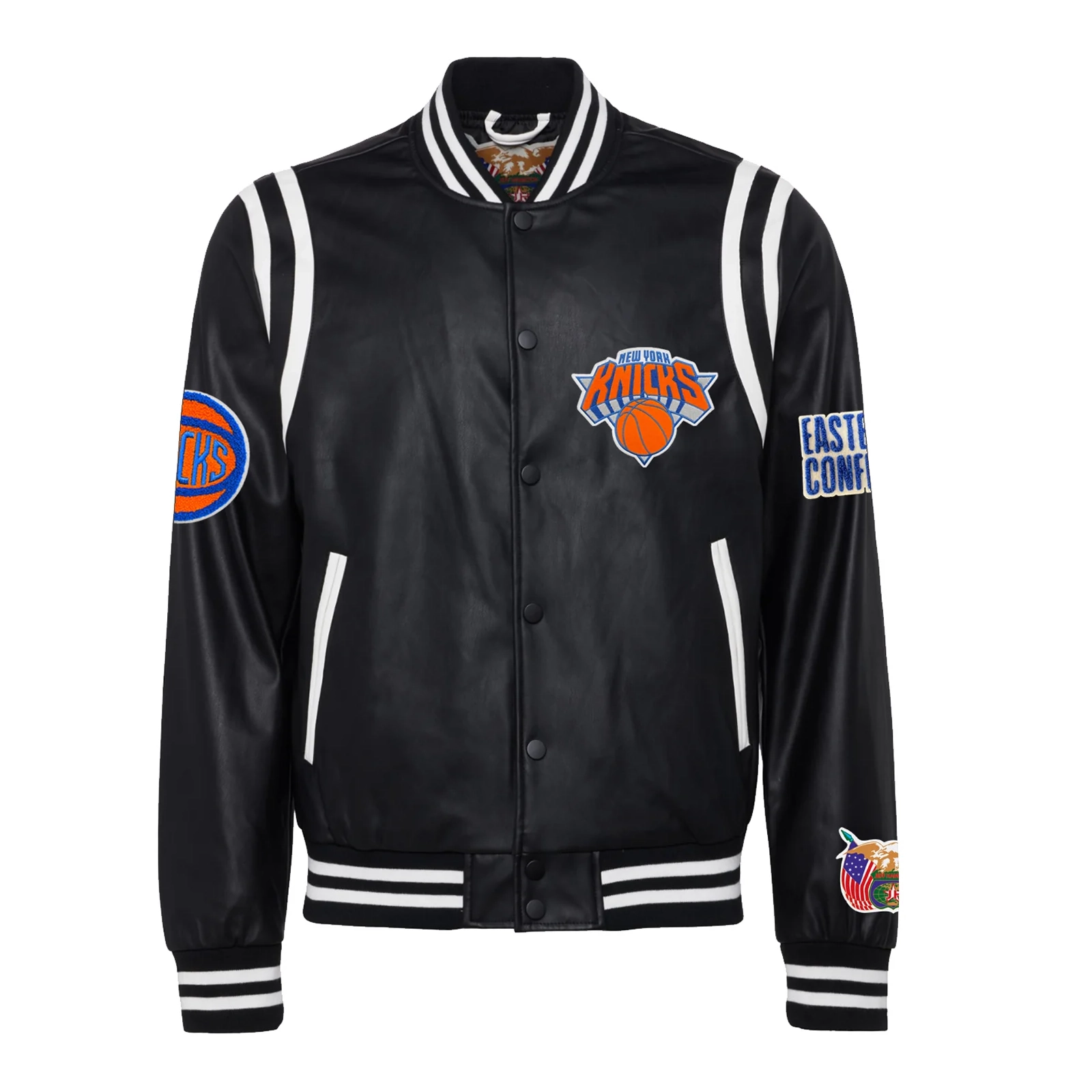 New-York-Knicks-Leather-Varsity-Jacket-Black