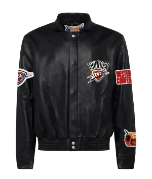 Oklahoma-City-Jeff-Hamilton-Thunder-Full-Black-Leather-Jacket