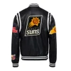 Phoenix-Suns-Leather-Varsity-Jacket-Black