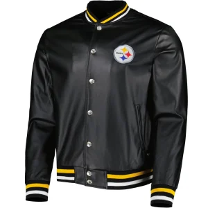 Pittsburgh-Steelers-Black-Leather-Varsity-Jacket