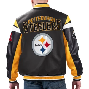 Pittsburgh-Steelers-G-III-Sports-by-Carl-Banks-Black-Leather-Varsity-Jacket