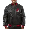Portland-Trail-Blazers-Varsity-Jacket-Black-Leather