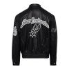 San-Antonio-Spurs-Jeff-Hamilton-Full-Leather-Puffer-Old-English-Jacket-Black