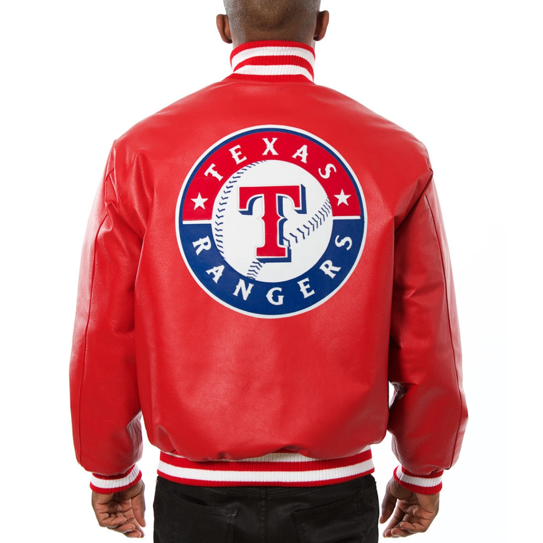 Texas-Rangers-Classic-Ribbed-Knitted-Red-Leather-Jacket
