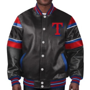 Texas-Rangers-Full-Snap-Black-Leather-Varsity-Jacket