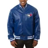 Toronto-Blue-Jays-Baseball-Team-Players-Royal-Leather-Varsity-Jacket