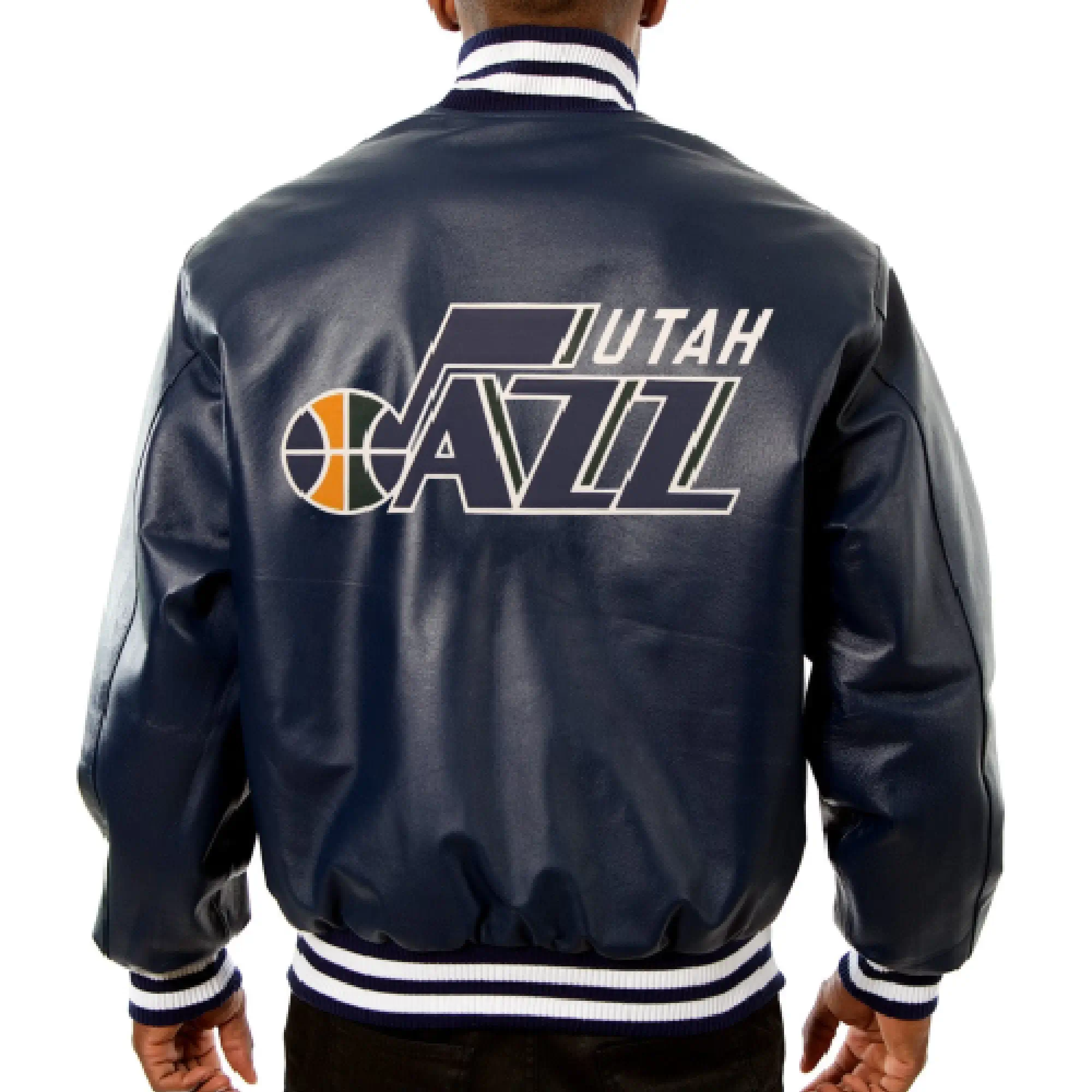 Utah-Jazz-Navy-Leather-Varsity-Jacket