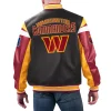 Washington-Commander-Full-Zip-Leather-Varsity-Jacket-Black