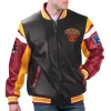 Washington-Commander-Full-Zip-Leather-Varsity-Jacket-Black