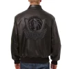 Dallas Mavericks Tonal Leather Jacket