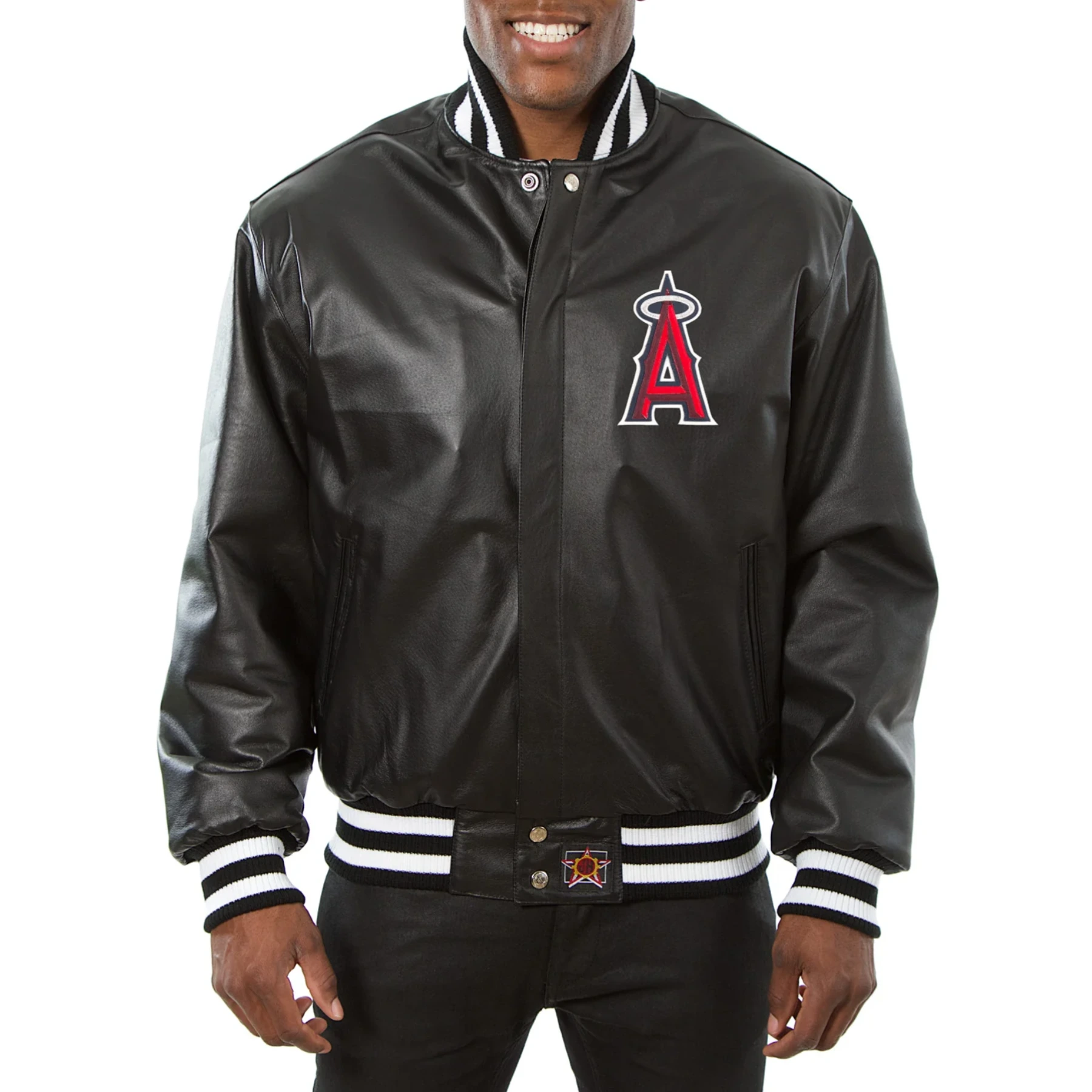 NFL Los Angeles Angels Leather Varsity Jacket