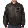 New Orleans Saints Tonal Leather Jacket