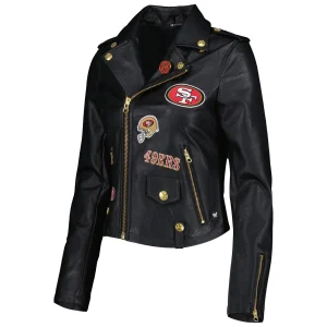 san francisco 49ers women's black jacket