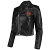 san francisco giants women's biker jacket