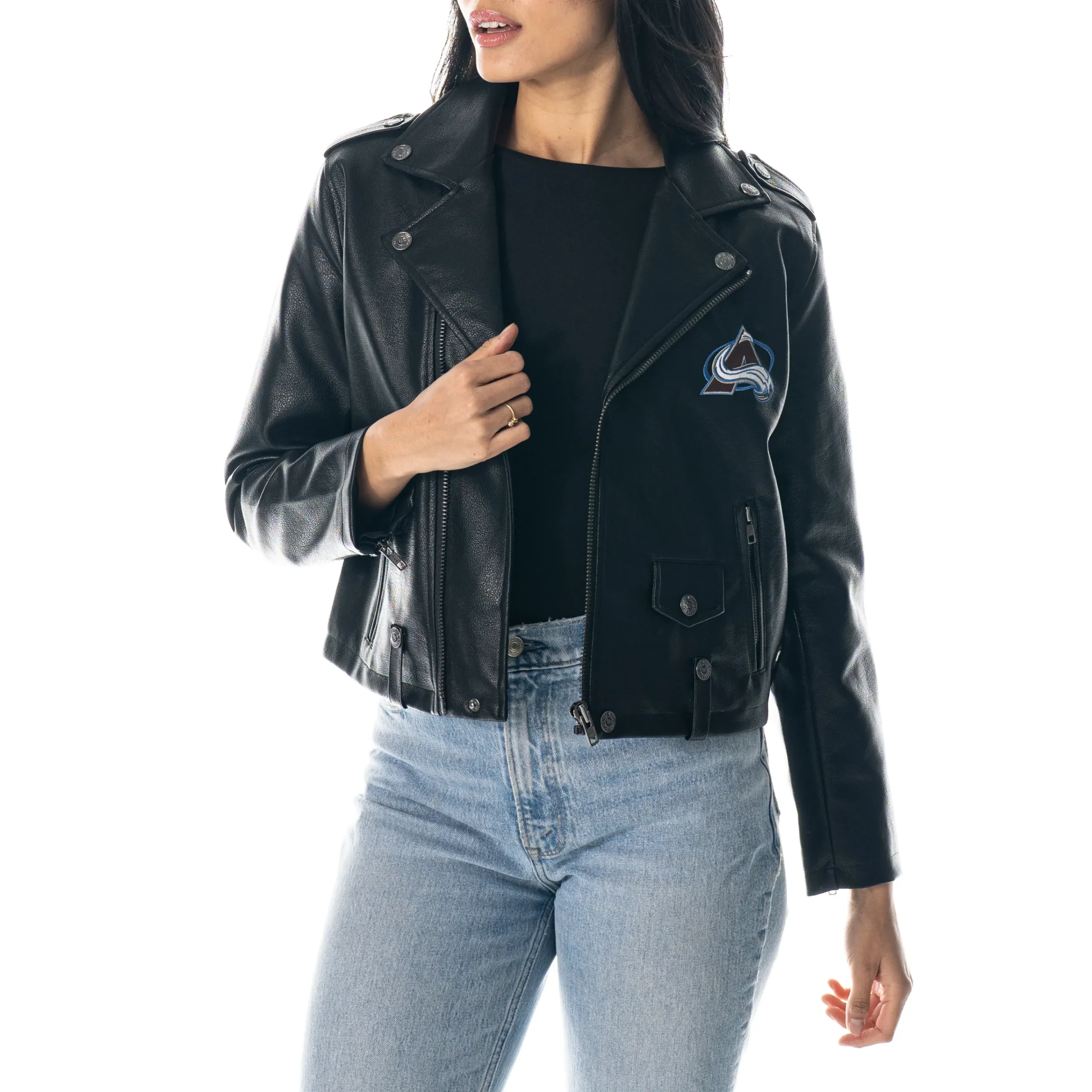 women’s colorado avalanche moto jacket