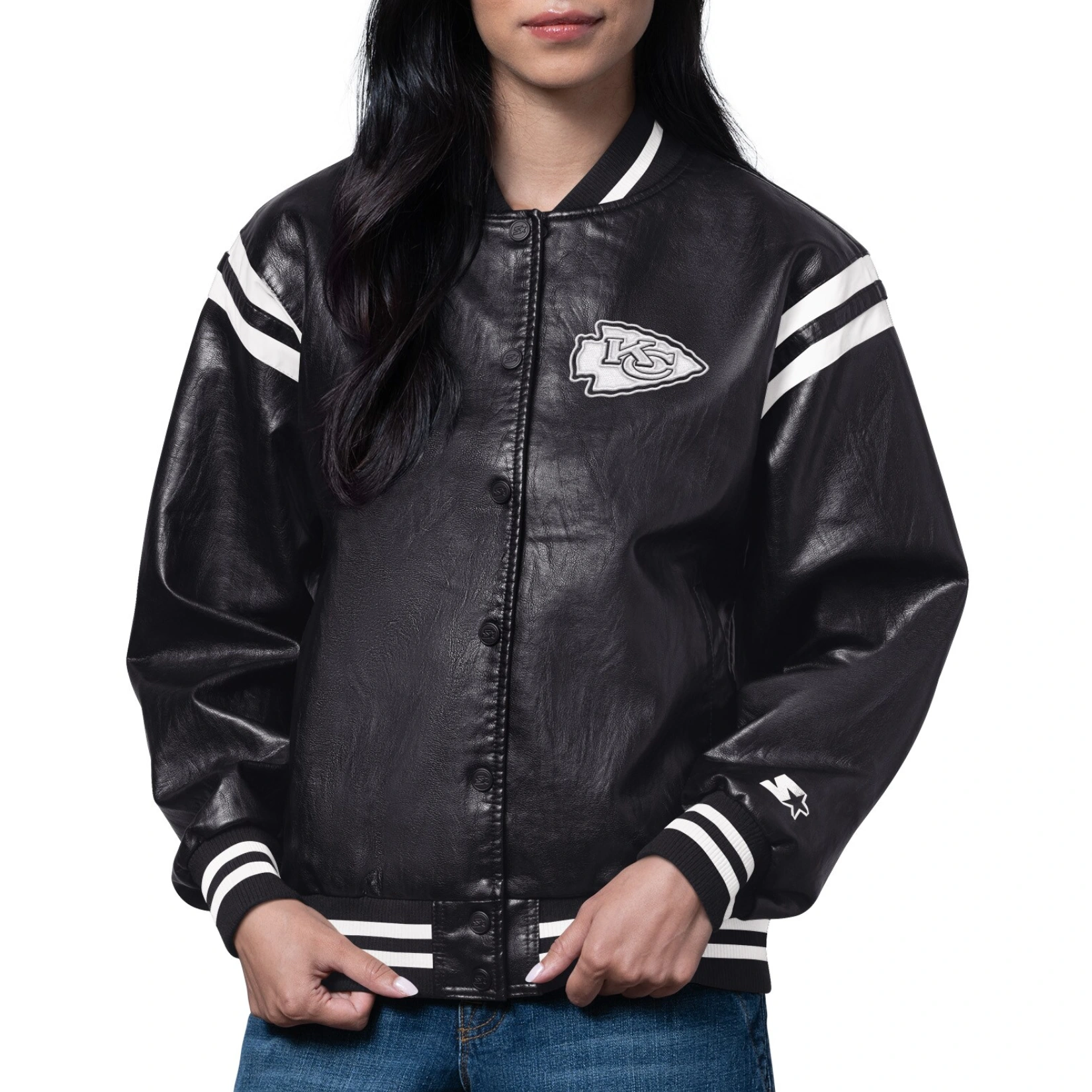 Woman’s Kansas City Chiefs High Heat Black Jacket