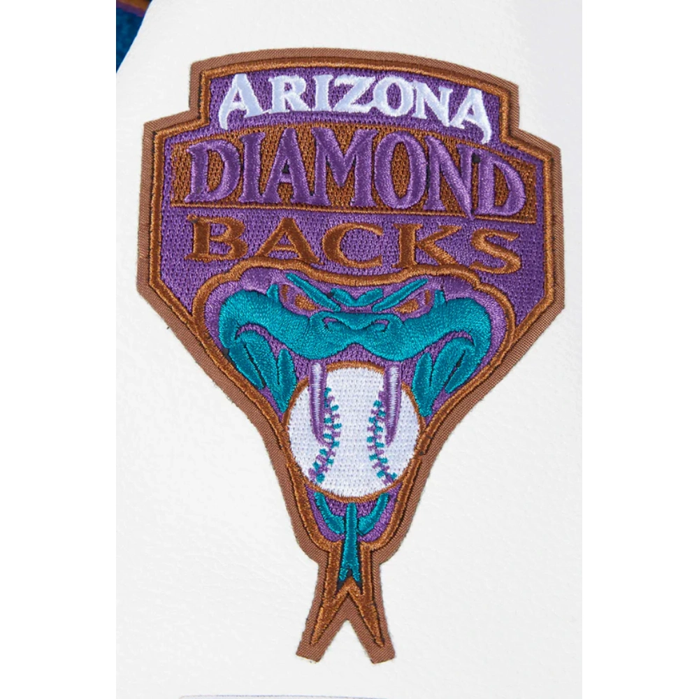 Women's Arizona Diamondbacks Retro Classic Wool & Leather Jacket - Image 9