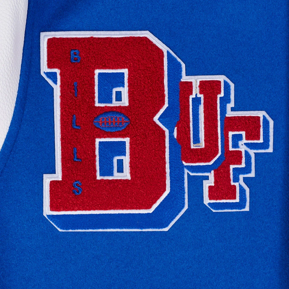 Buffalo Bills Best of Men’s Rib Wool Varsity Jacket - Image 10