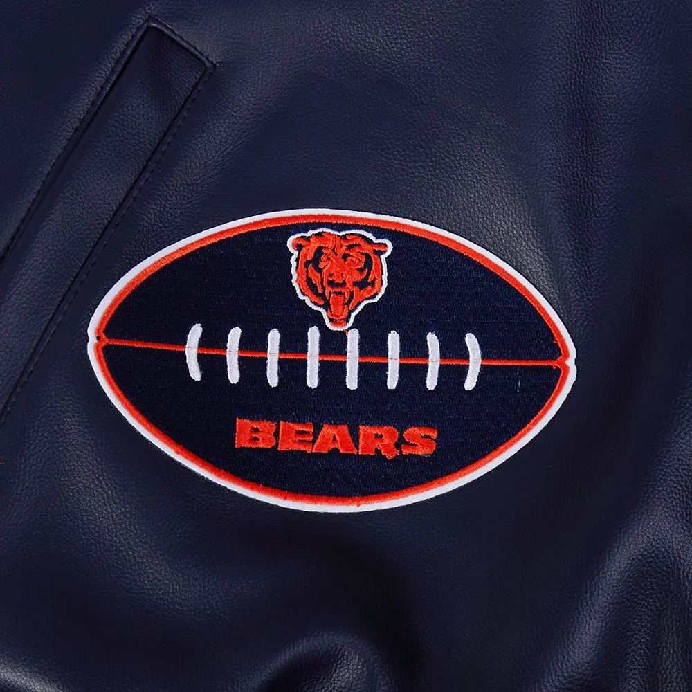 Chicago Bears Best of Men’s Leather Varsity Jacket - Image 9