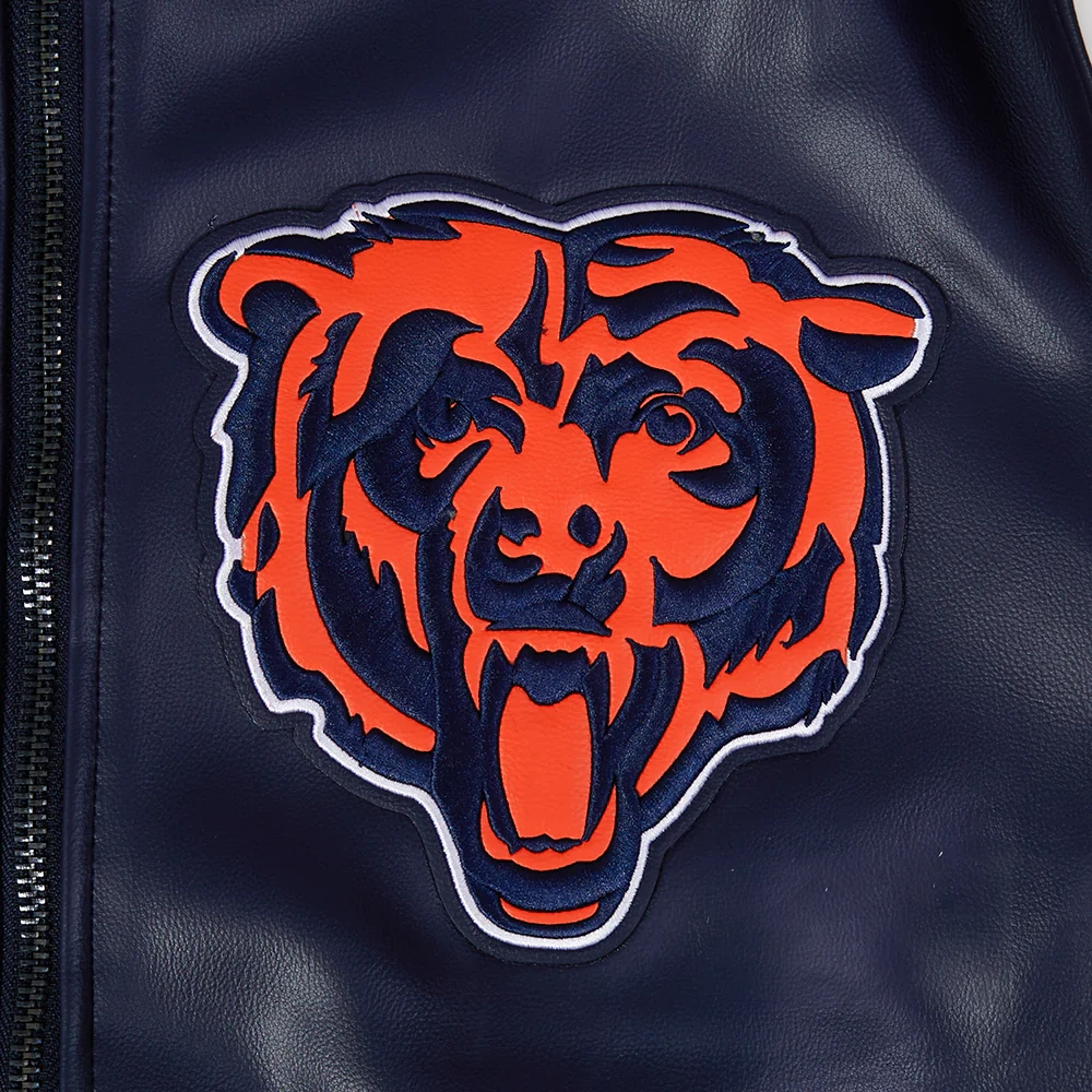 Chicago Bears Best of Men’s Leather Varsity Jacket - Image 6