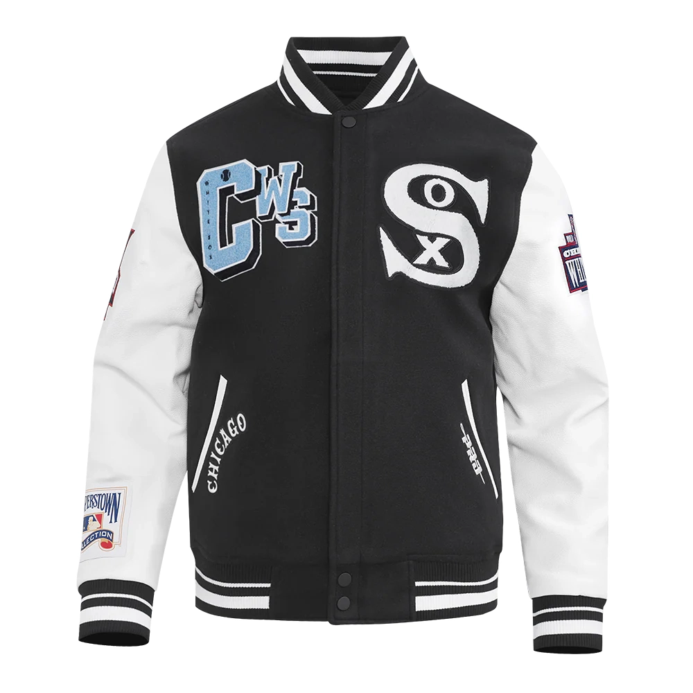 Chicago White Sox Best of Men’s Black & White Varsity Jacket