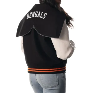 Alternative view of Cincinnati Bengals Women’s Sailor Hooded Varsity Jacket