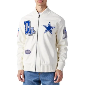 Dallas Cowboys Best of Men’s Leather Varsity Jacket