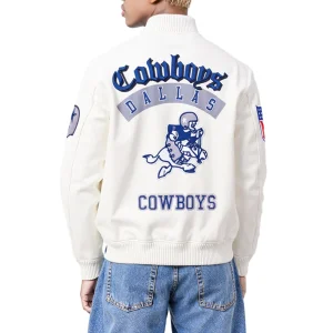 Alternative view of Dallas Cowboys Best of Men’s Leather Varsity Jacket