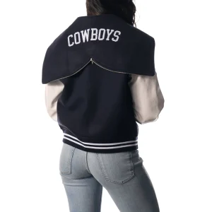 Alternative view of Dallas Cowboys Women’s Sailor Hooded Varsity Jacket