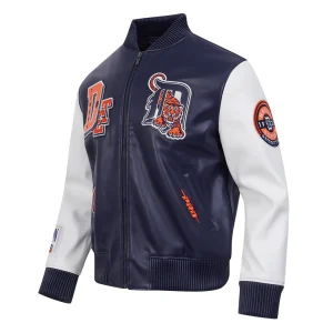 Alternative view of Detroit Tigers Best of Men’s Leather Varsity Jacket