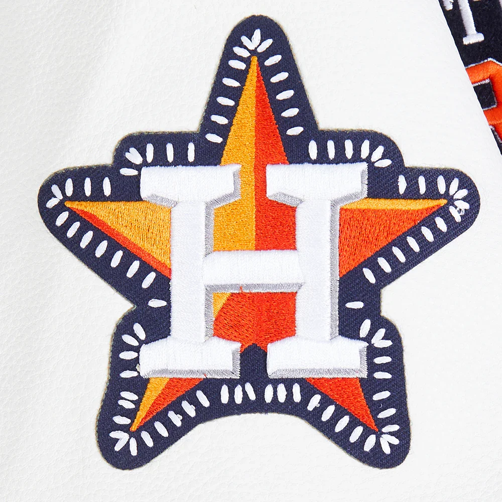 Houston Astros Diy Pick Stitch Navy Varsity Jacket - Image 7