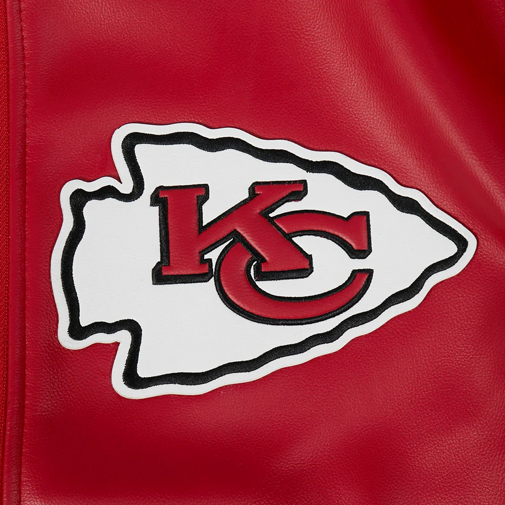 Kansas City Chiefs Best of Men’s Leather Varsity Jacket - Image 6