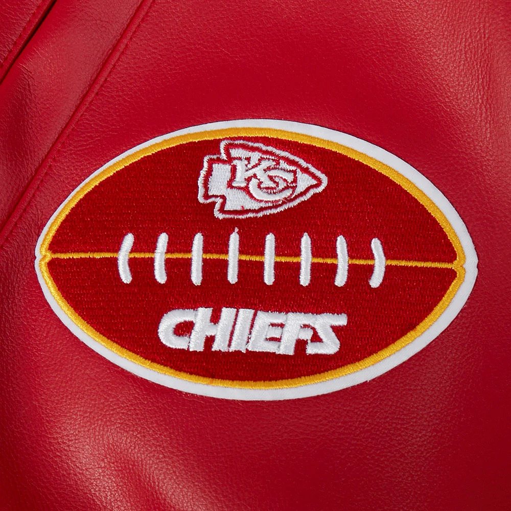Kansas City Chiefs Best of Men’s Leather Varsity Jacket - Image 10